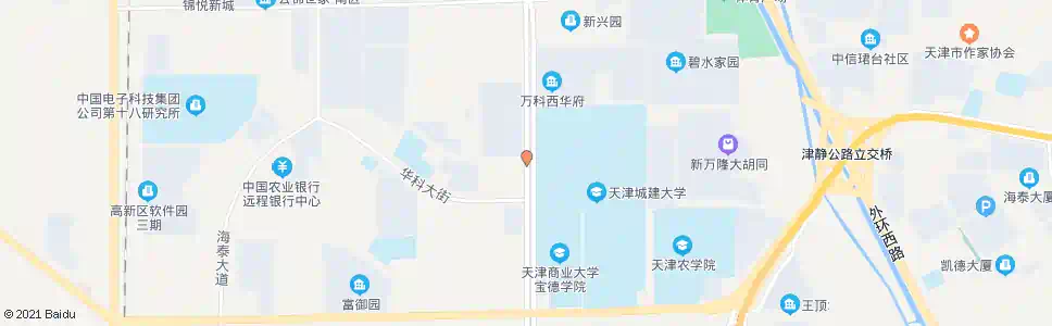 天津海泰南北大街_公交站地图_天津公交_妙搜公交查询2025