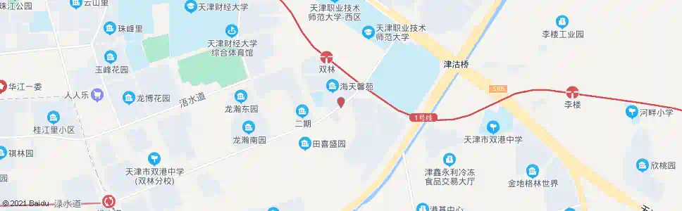 天津海天路_公交站地图_天津公交_妙搜公交查询2025