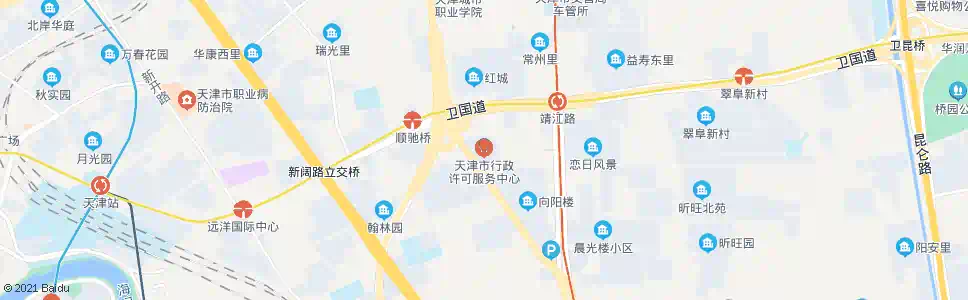 天津行政许可中心_公交站地图_天津公交_妙搜公交查询2025