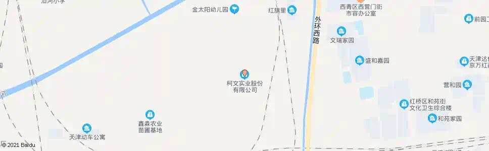 天津柯文公司_公交站地图_天津公交_妙搜公交查询2025