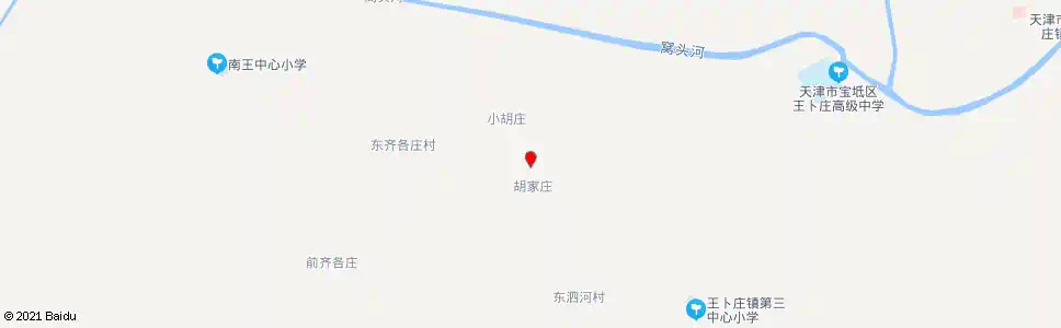 天津胡家庄村_公交站地图_天津公交_妙搜公交查询2025