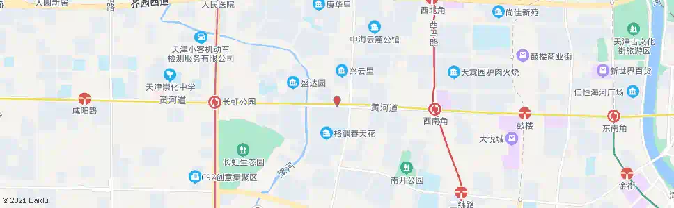 天津广开四马路_公交站地图_天津公交_妙搜公交查询2025