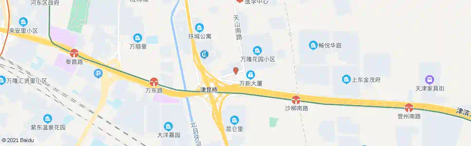 天津天万道_公交站地图_天津公交_妙搜公交查询2025