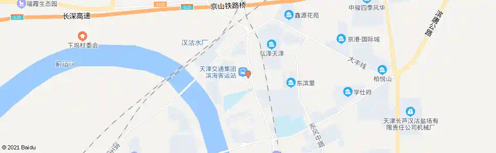 天津滨海汉沽客运站_公交站地图_天津公交_妙搜公交查询2025