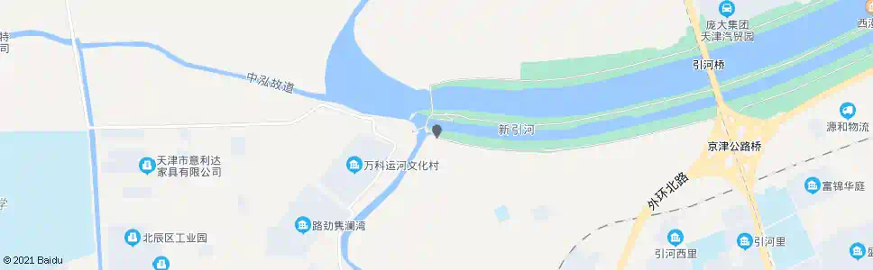 天津屈店闸_公交站地图_天津公交_妙搜公交查询2025