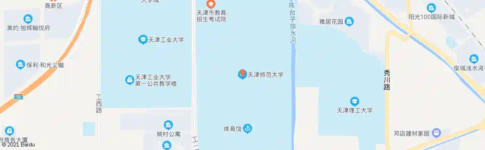 天津师范学校_公交站地图_天津公交_妙搜公交查询2025