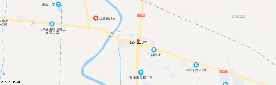 天津蓟县立交桥_公交站地图_天津公交_妙搜公交查询2025