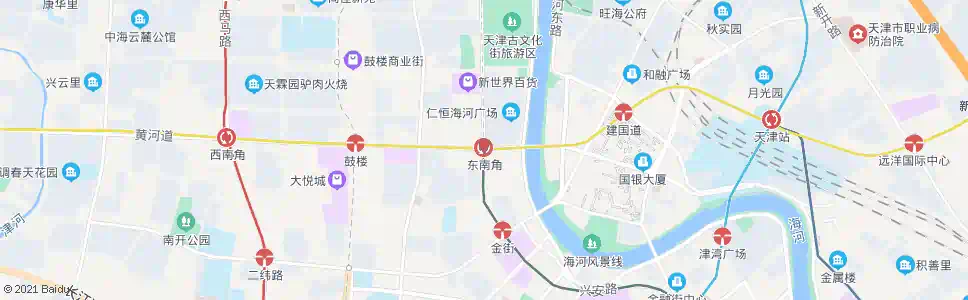 天津东南角_公交站地图_天津公交_妙搜公交查询2025