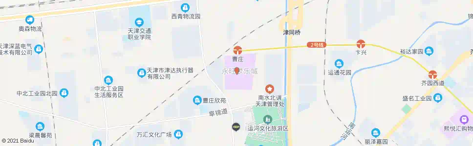 天津永旺购物中心_公交站地图_天津公交_妙搜公交查询2025