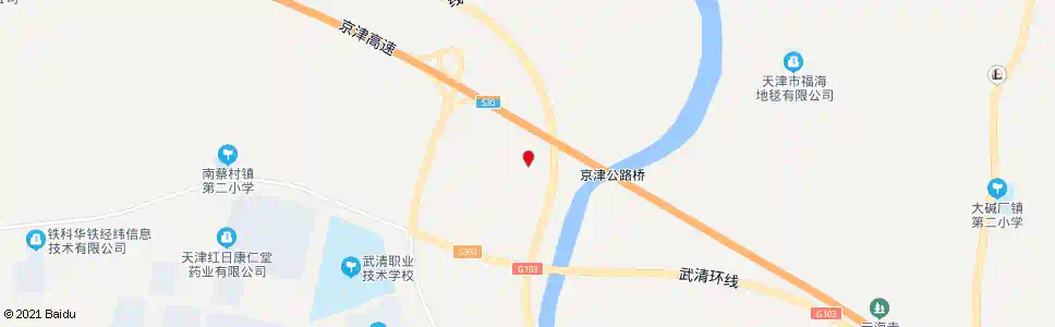 天津郭官屯村_公交站地图_天津公交_妙搜公交查询2025