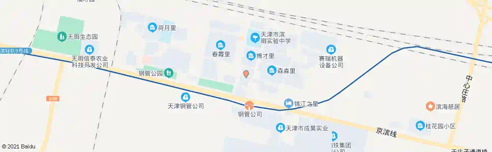 天津银河大酒店(滨瑕里)_公交站地图_天津公交_妙搜公交查询2025