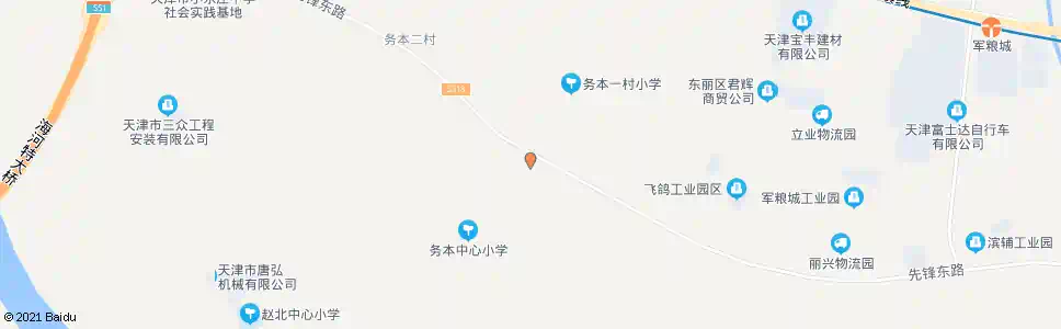 天津务本三村_公交站地图_天津公交_妙搜公交查询2025
