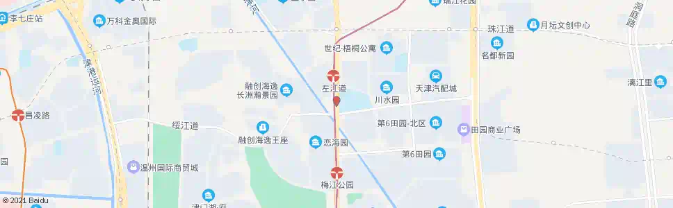 天津友谊南路桥_公交站地图_天津公交_妙搜公交查询2025