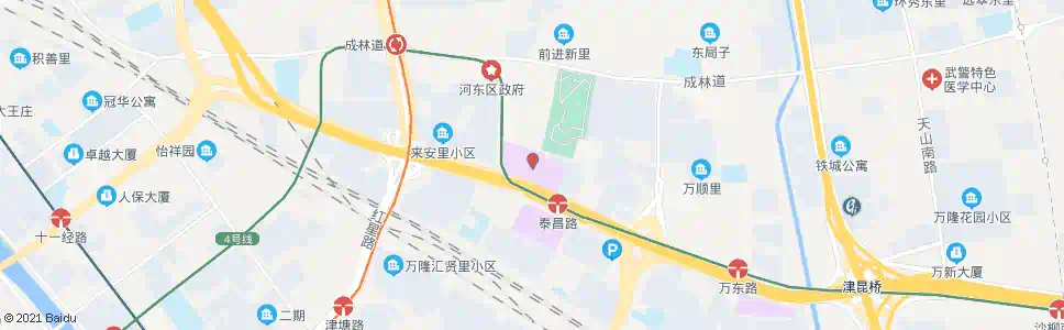 天津河东万达广场_公交站地图_天津公交_妙搜公交查询2025