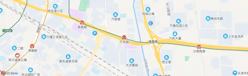 天津万东路_公交站地图_天津公交_妙搜公交查询2025