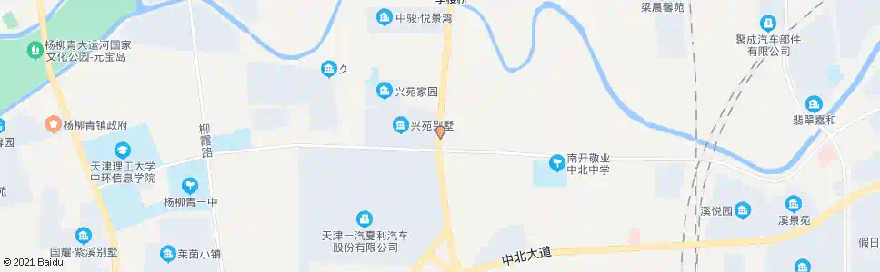 天津兴苑别墅_公交站地图_天津公交_妙搜公交查询2025