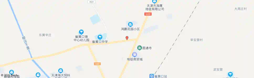 天津崔黄口东关_公交站地图_天津公交_妙搜公交查询2025