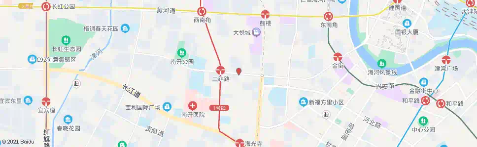 天津南开二马路_公交站地图_天津公交_妙搜公交查询2025