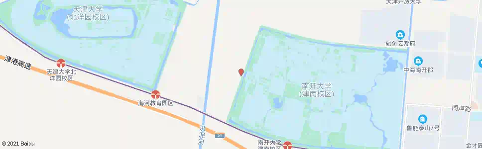 天津南开大学新校西门_公交站地图_天津公交_妙搜公交查询2025