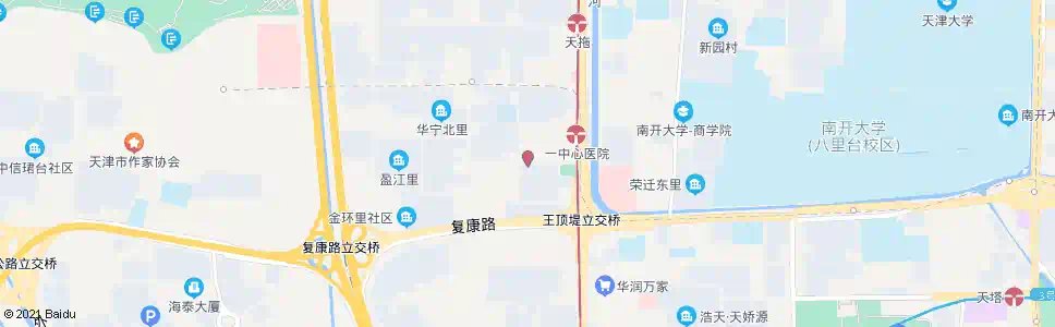 天津淦江里_公交站地图_天津公交_妙搜公交查询2025
