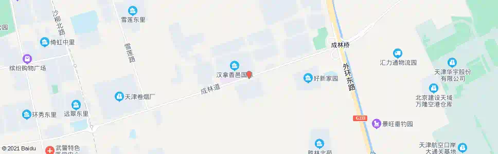 天津香邑花园_公交站地图_天津公交_妙搜公交查询2025