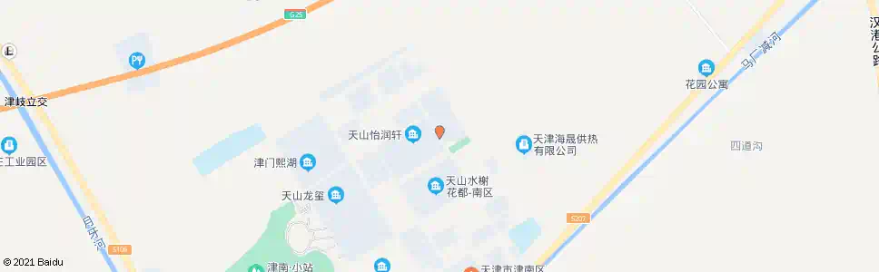 天津菊香园_公交站地图_天津公交_妙搜公交查询2025