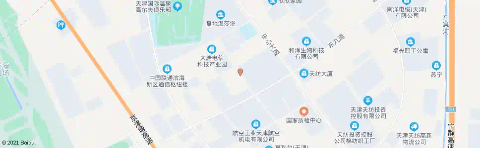 天津航空路西八道_公交站地图_天津公交_妙搜公交查询2025