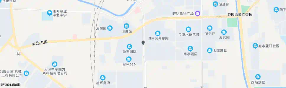 天津华亭国际东门_公交站地图_天津公交_妙搜公交查询2025