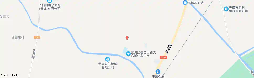 天津大宫城西村_公交站地图_天津公交_妙搜公交查询2025