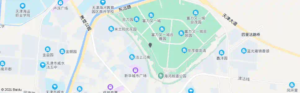 天津合畅园南门_公交站地图_天津公交_妙搜公交查询2025