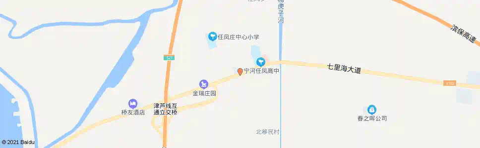 天津七里海镇_公交站地图_天津公交_妙搜公交查询2025