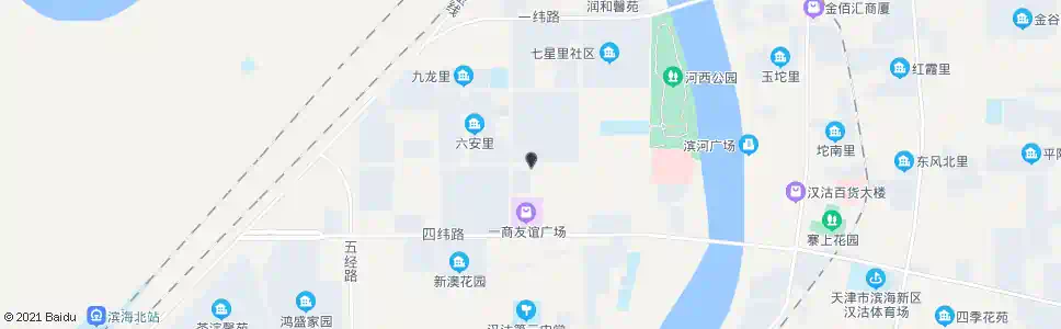天津汉沽六中_公交站地图_天津公交_妙搜公交查询2025