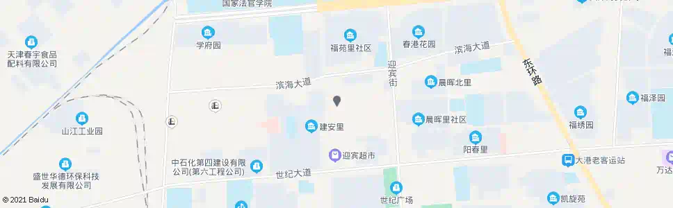 天津大港曙光里_公交站地图_天津公交_妙搜公交查询2025