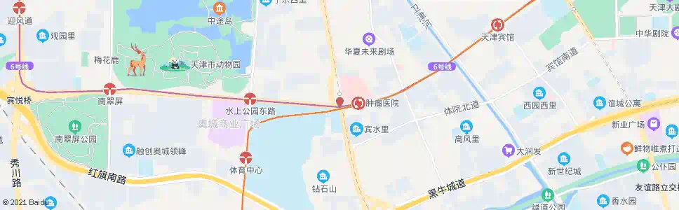 天津宾水道(卫津南路)_公交站地图_天津公交_妙搜公交查询2025