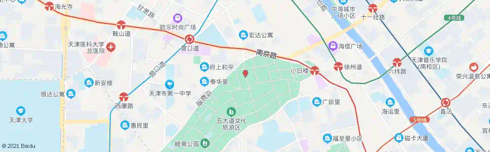 天津重庆道_公交站地图_天津公交_妙搜公交查询2025