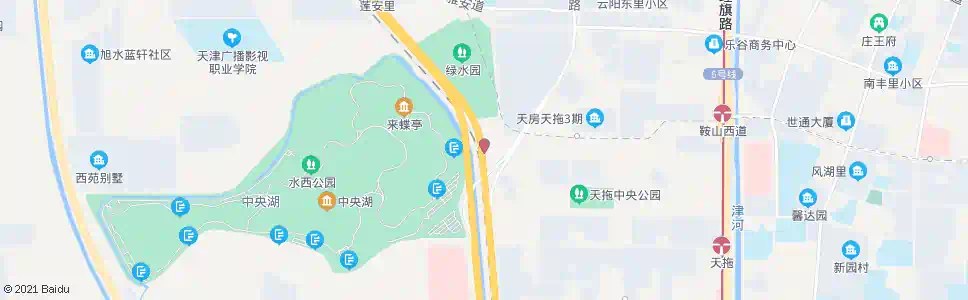 天津天拖北道_公交站地图_天津公交_妙搜公交查询2025