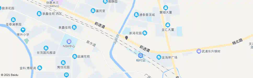 天津杨村八中_公交站地图_天津公交_妙搜公交查询2025