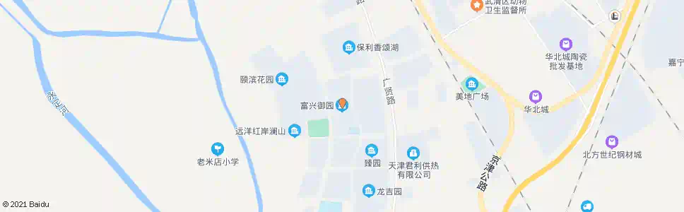 天津富兴御园_公交站地图_天津公交_妙搜公交查询2025
