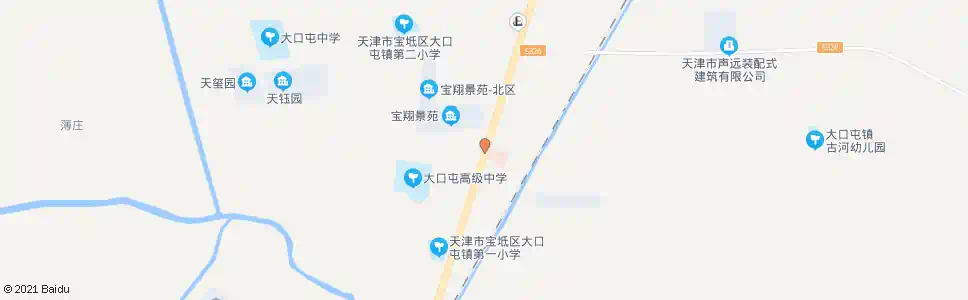 天津大口屯医院_公交站地图_天津公交_妙搜公交查询2025