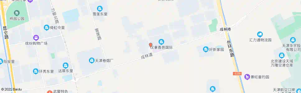 天津程林东里_公交站地图_天津公交_妙搜公交查询2025