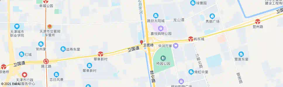 天津万兴花园_公交站地图_天津公交_妙搜公交查询2025