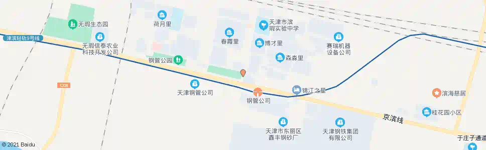天津滨瑕里_公交站地图_天津公交_妙搜公交查询2025