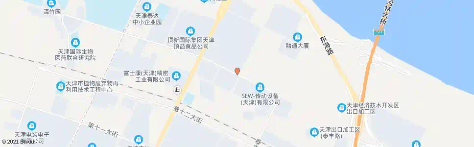 天津约翰迪尔_公交站地图_天津公交_妙搜公交查询2025