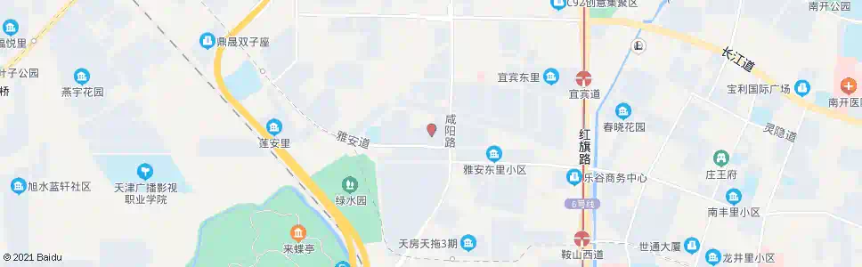 天津南江东里_公交站地图_天津公交_妙搜公交查询2025