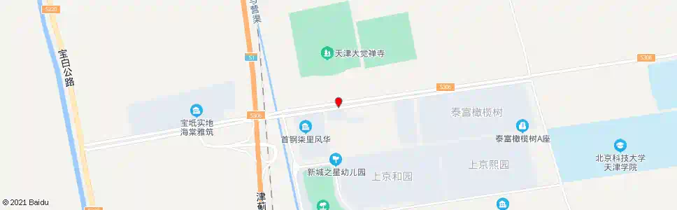 天津京津新城管委会_公交站地图_天津公交_妙搜公交查询2025