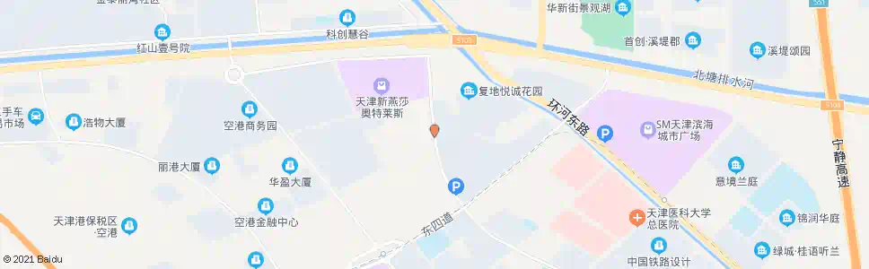 天津东二道_公交站地图_天津公交_妙搜公交查询2025