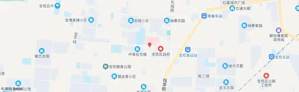 天津宝坻医院南门_公交站地图_天津公交_妙搜公交查询2025