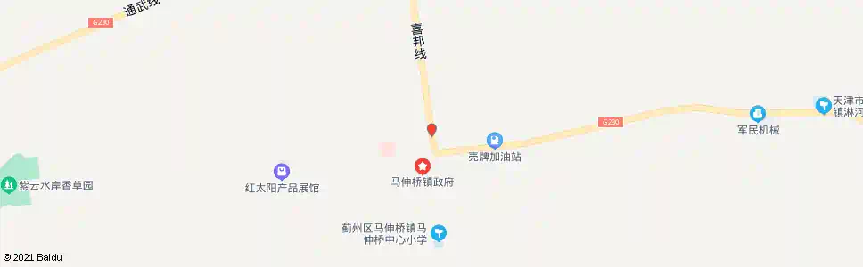 天津马伸桥镇_公交站地图_天津公交_妙搜公交查询2025