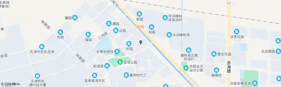 天津泽园_公交站地图_天津公交_妙搜公交查询2025