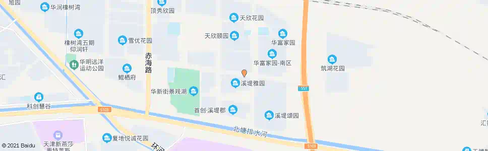 天津弘贯道首创溪堤郡_公交站地图_天津公交_妙搜公交查询2025